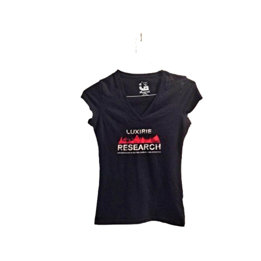 Luxirie Women's Black Baby Tee